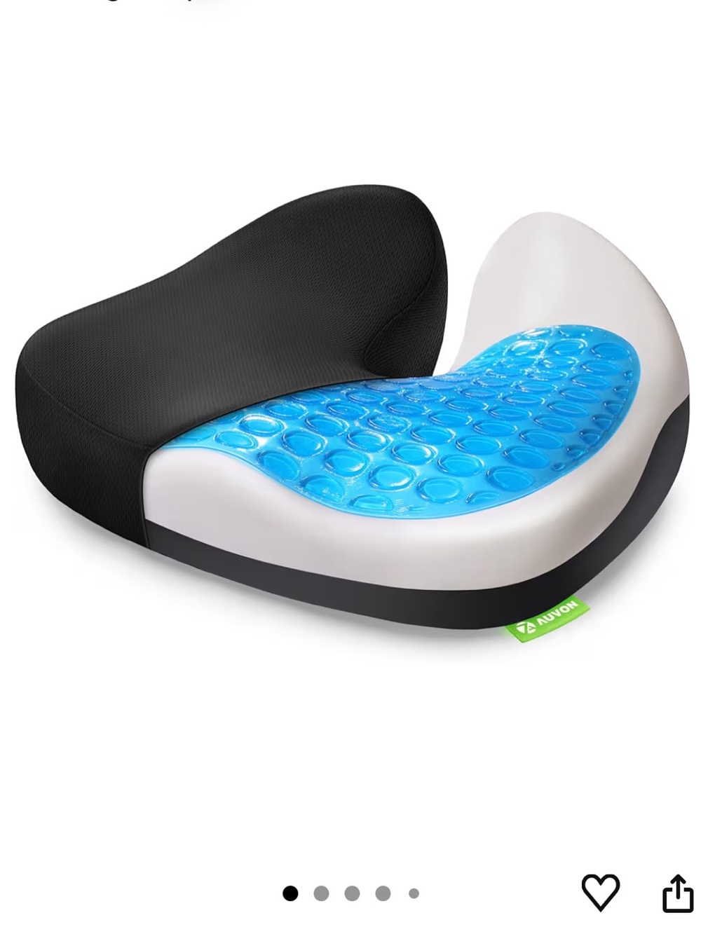 AUVON Multi-Layer Gel Seat Cushion for Ideal Support & Softness